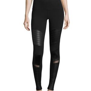 Alo Moto leggings black size small
